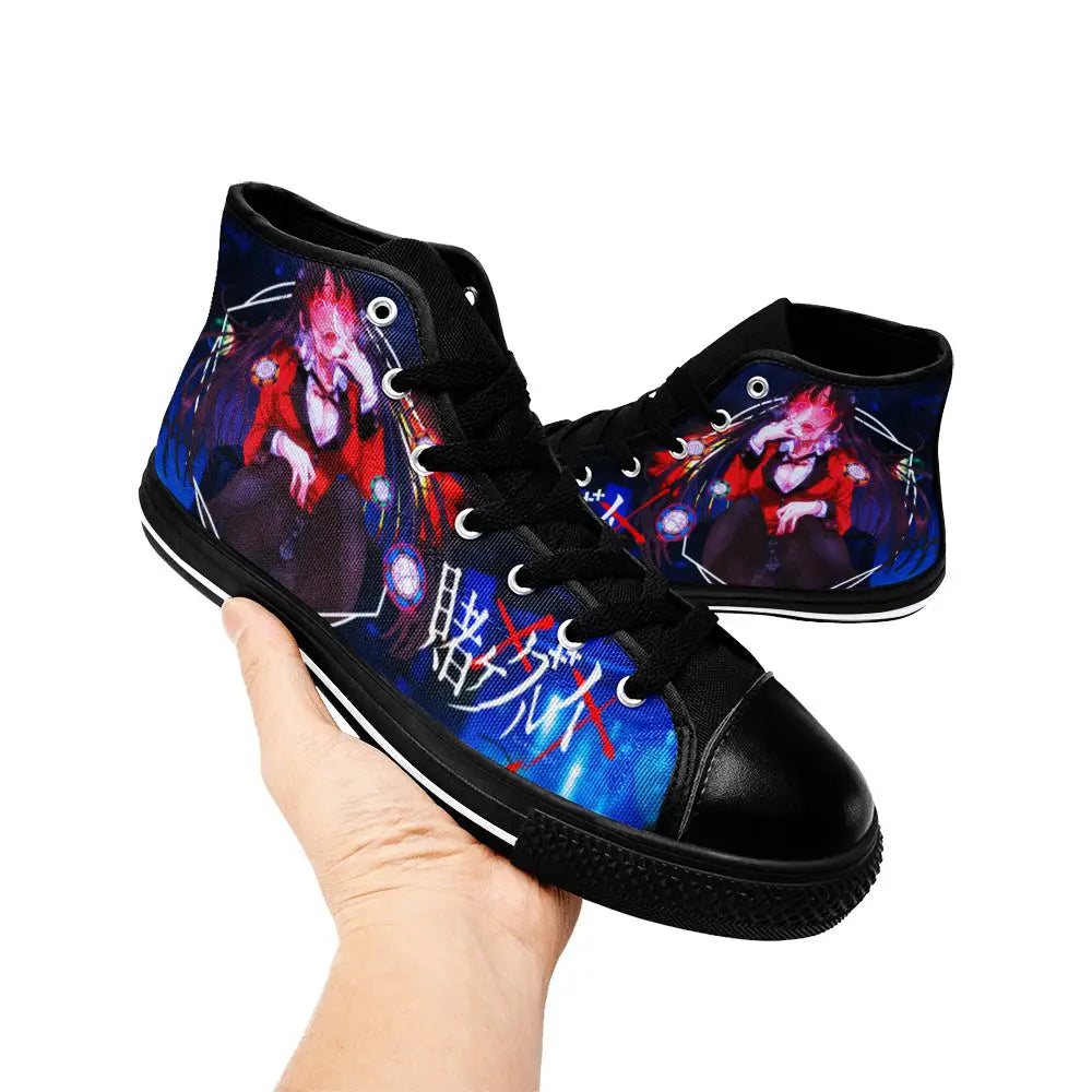 Kakegurui Compulsive Gambler Jabami Yumeko Custom High Top Sneakers Shoes