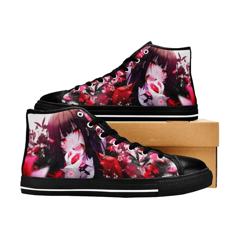 Kakegurui Compulsive Gambler Jabami Yumeko Custom High Top Sneakers Shoes