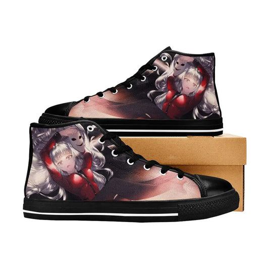 Kakegurui Compulsive Gambler Ririka Momobami Custom High Top Sneakers Shoes