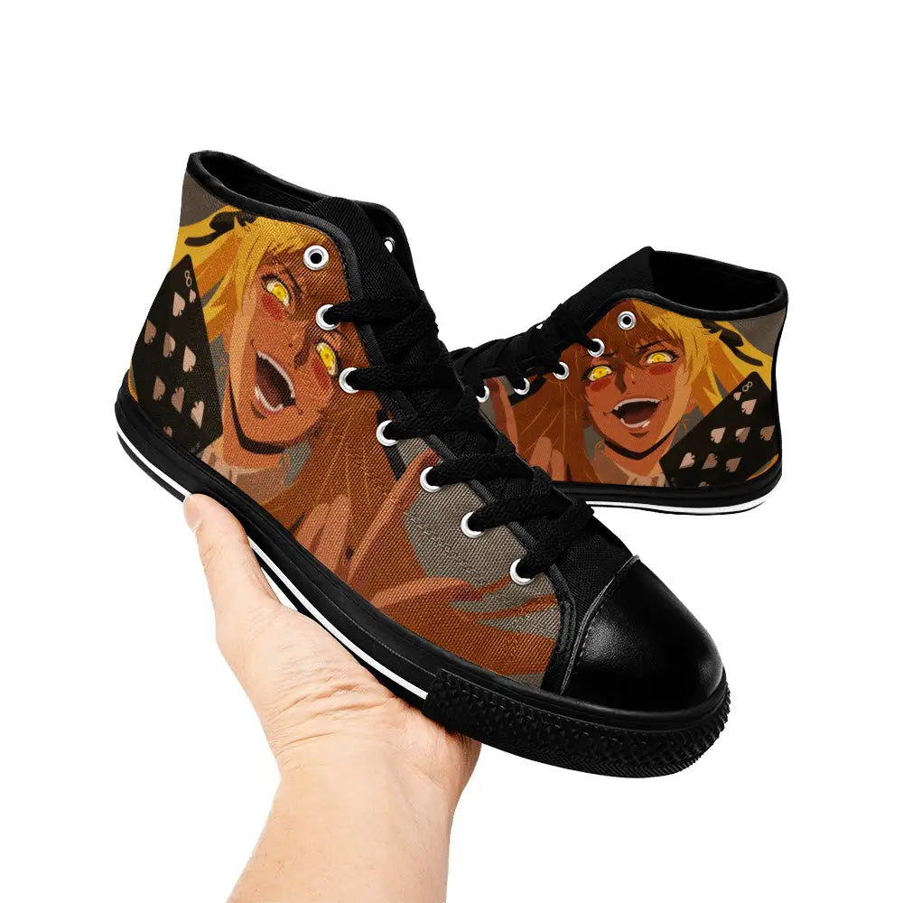 Kakegurui Compulsive Gambler Saotome Mary Custom High Top Sneakers Shoes