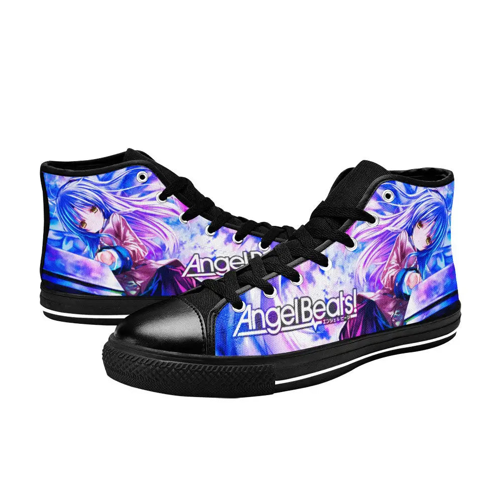 Kanade Angel Beats Custom High Top Sneakers Shoes