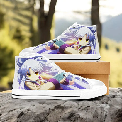 Kanade Angel Beats Custom High Top Sneakers Shoes