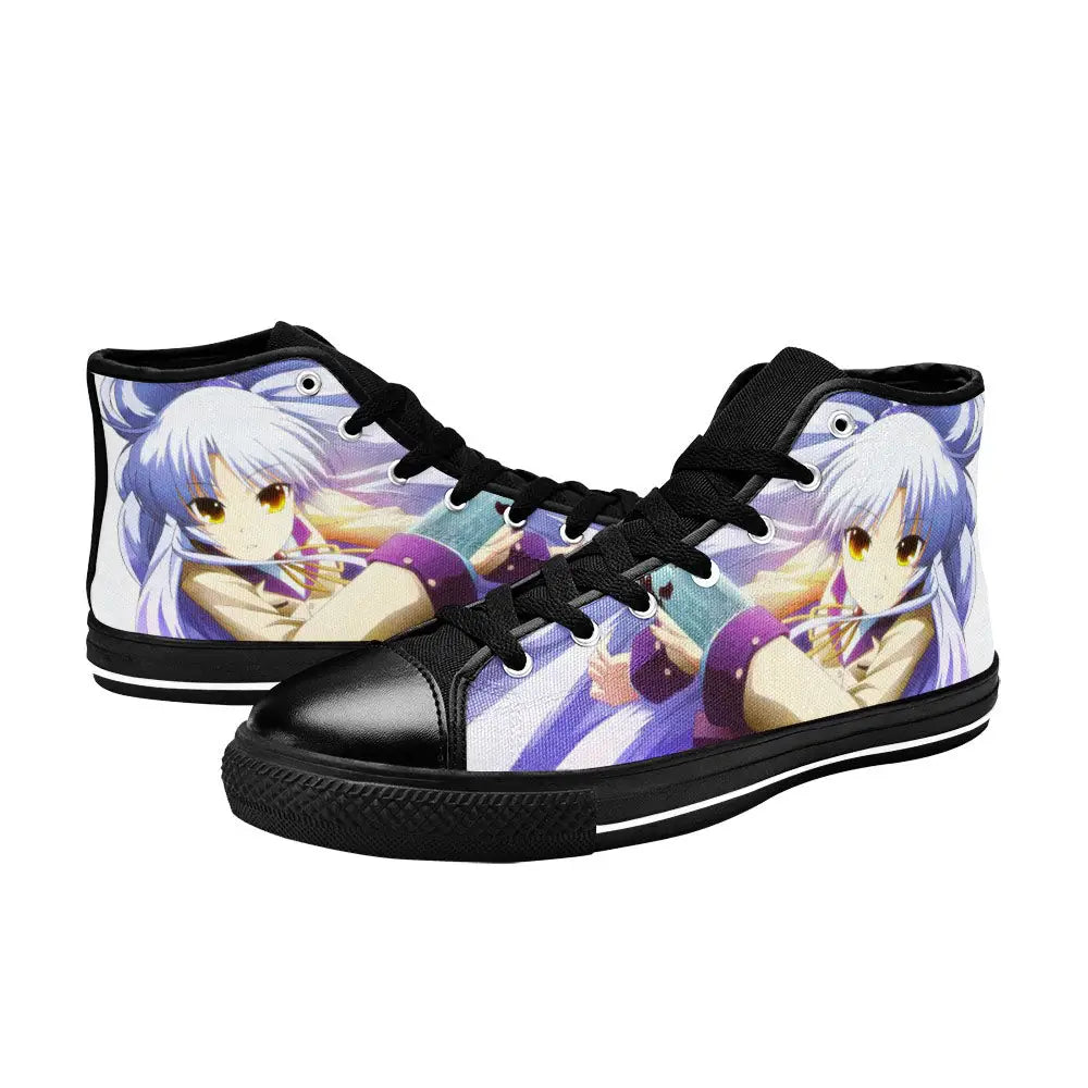 Kanade Angel Beats Custom High Top Sneakers Shoes