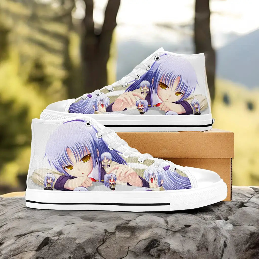 Kanade Angel Beats Custom High Top Sneakers Shoes