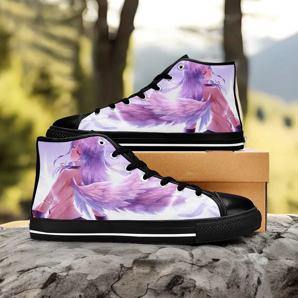 Kanade Angel Beats Custom High Top Sneakers Shoes