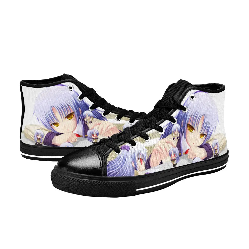 Kanade Angel Beats Custom High Top Sneakers Shoes