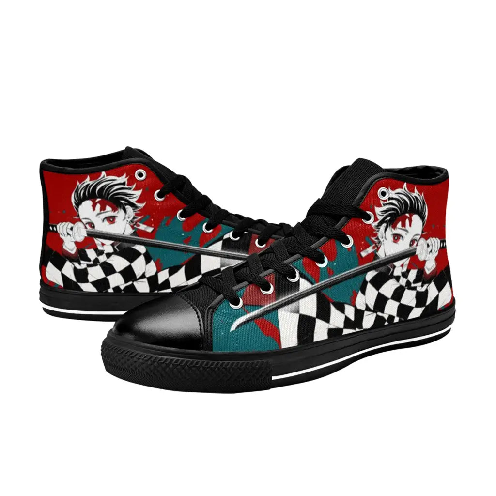 Kimetsu no yaiba Demon Slayer Kamado Tanjiro Shoes High Top Sneakers