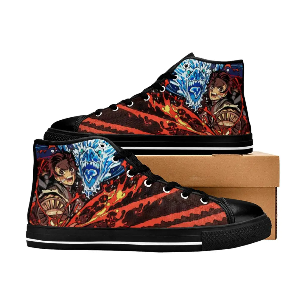 Kimetsu no yaiba Demon Slayer Kamado Tanjiro Shoes High Top Sneakers