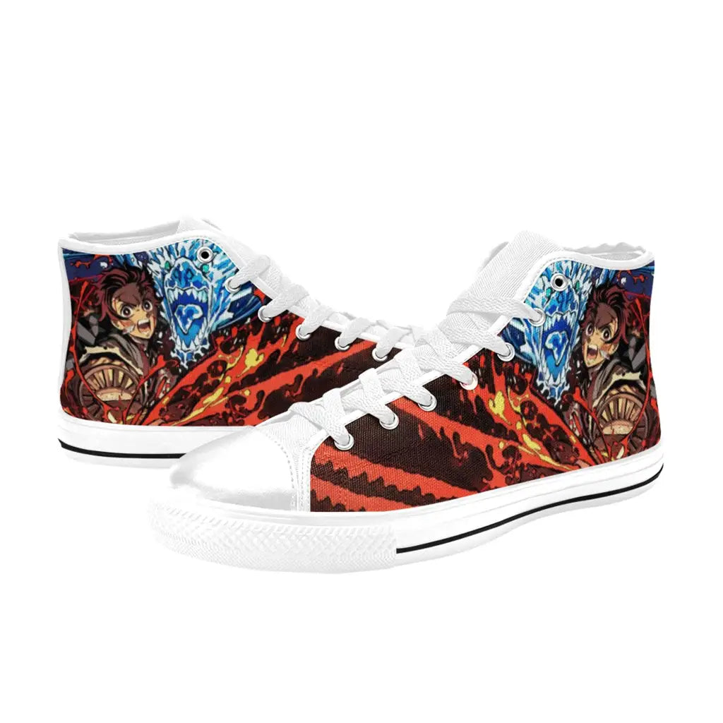 Kimetsu no yaiba Demon Slayer Kamado Tanjiro Shoes High Top Sneakers