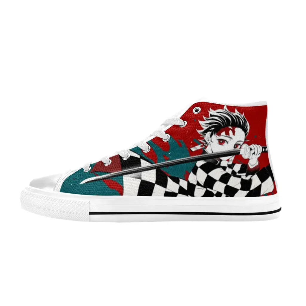 Kimetsu no yaiba Demon Slayer Kamado Tanjiro Shoes High Top Sneakers