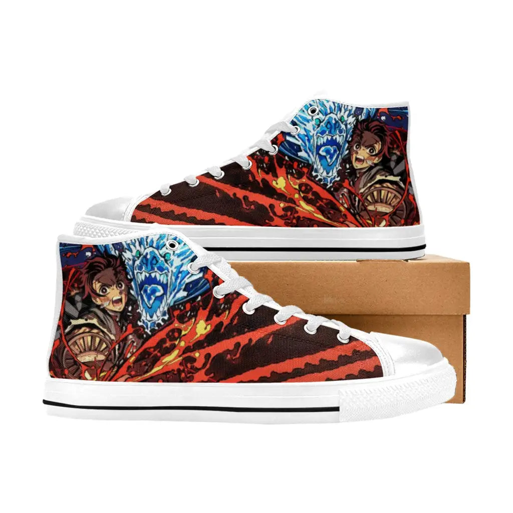 Kimetsu no yaiba Demon Slayer Kamado Tanjiro Shoes High Top Sneakers