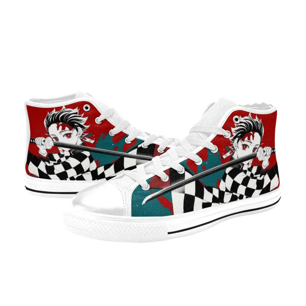 Kimetsu no yaiba Demon Slayer Kamado Tanjiro Shoes High Top Sneakers