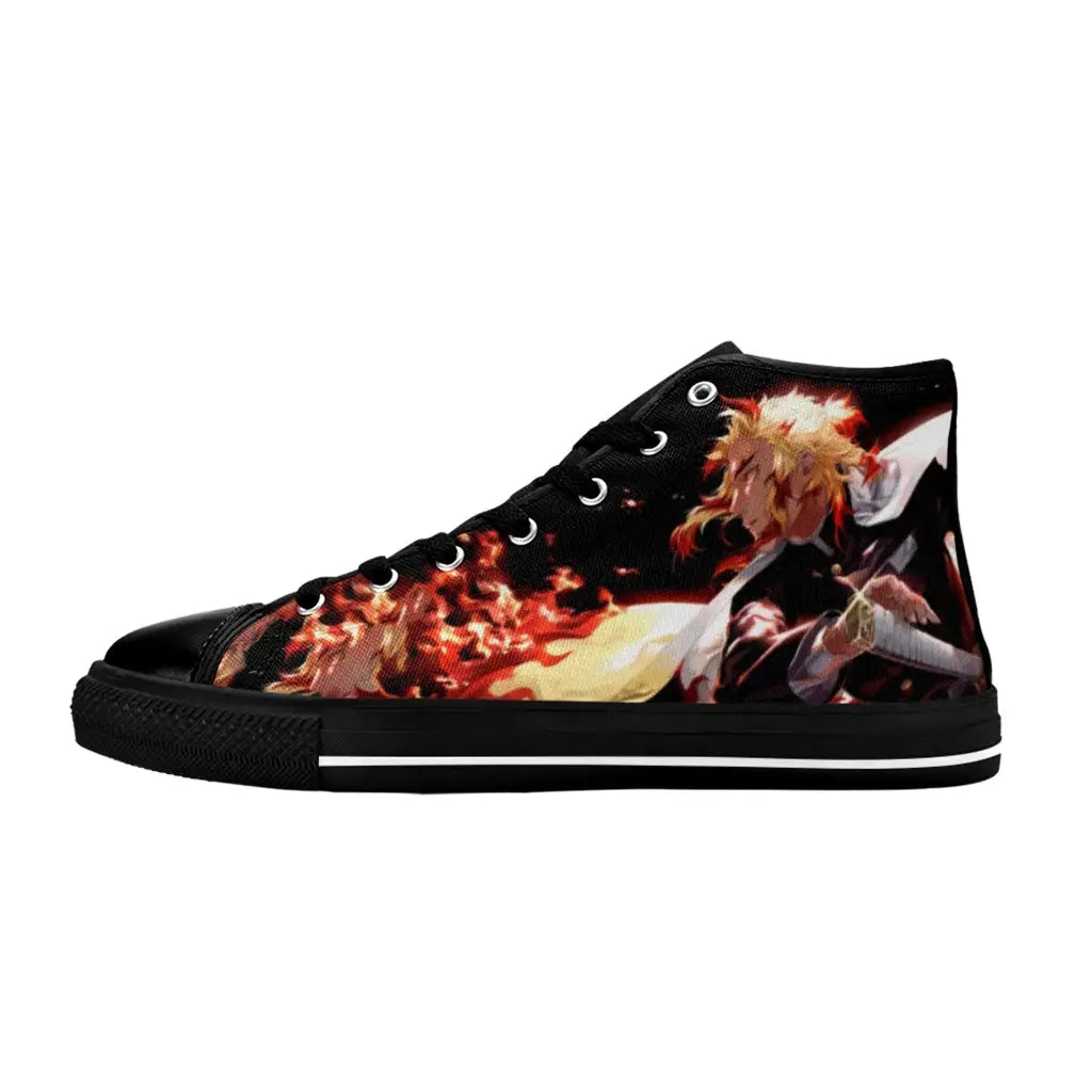 Kimetsu no yaiba Demon Slayer Kyojuro Rengoku Shoes High Top Sneakers