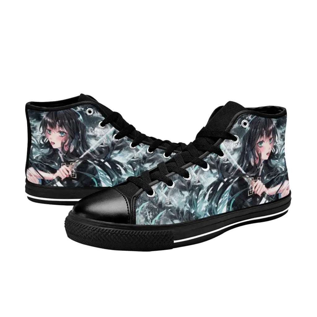 Kimetsu no yaiba Demon Slayer Muichiro Tokito Shoes High Top Sneakers