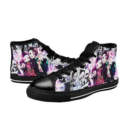 Kimetsu no yaiba Demon Slayer Nezuko Tanjiro Kamado Shoes High Top Sneakers