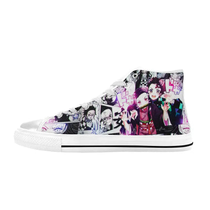 Kimetsu no yaiba Demon Slayer Nezuko Tanjiro Kamado Shoes High Top Sneakers