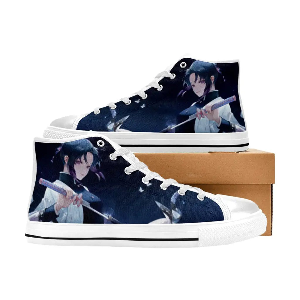 Kimetsu no yaiba Demon Slayer Shinobu Kocho Shoes High Top Sneakers