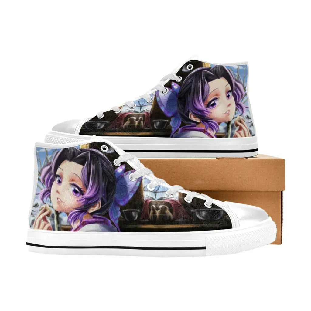 Kimetsu no yaiba Demon Slayer Shinobu Kochou Shoes High Top Sneakers