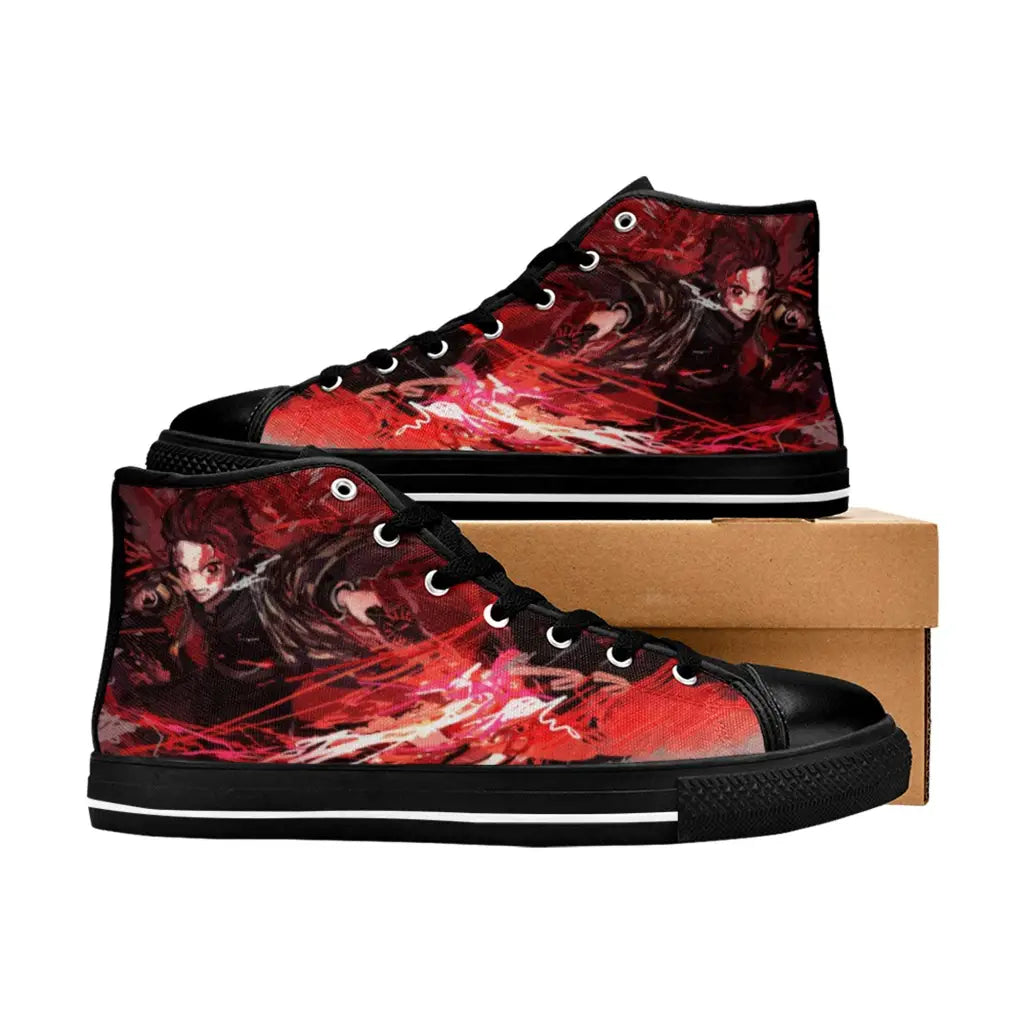 Kimetsu no yaiba Demon Slayer Tanjiro Kamado Shoes High Top Sneakers