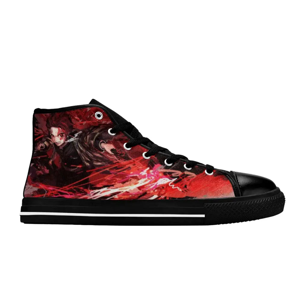 Kimetsu no yaiba Demon Slayer Tanjiro Kamado Shoes High Top Sneakers