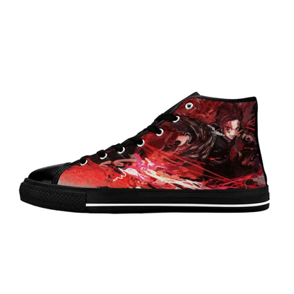 Kimetsu no yaiba Demon Slayer Tanjiro Kamado Shoes High Top Sneakers