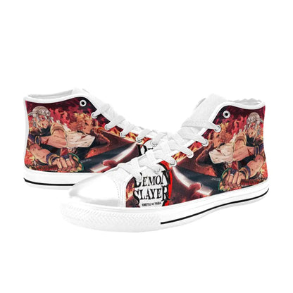 Kimetsu no yaiba Demon Slayer Tengen Uzui Rengoku Shoes High Top Sneakers