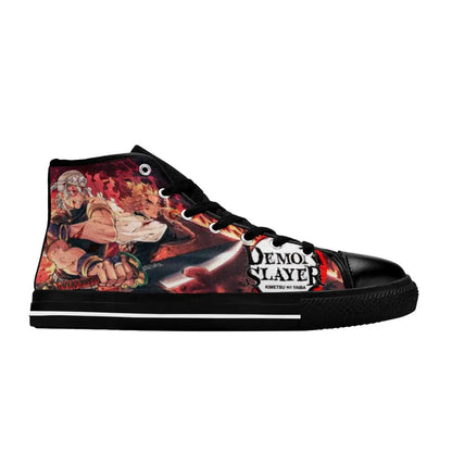 Kimetsu no yaiba Demon Slayer Tengen Uzui Rengoku Shoes High Top Sneakers