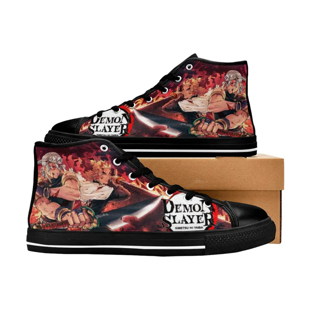 Kimetsu no yaiba Demon Slayer Tengen Uzui Rengoku Shoes High Top Sneakers