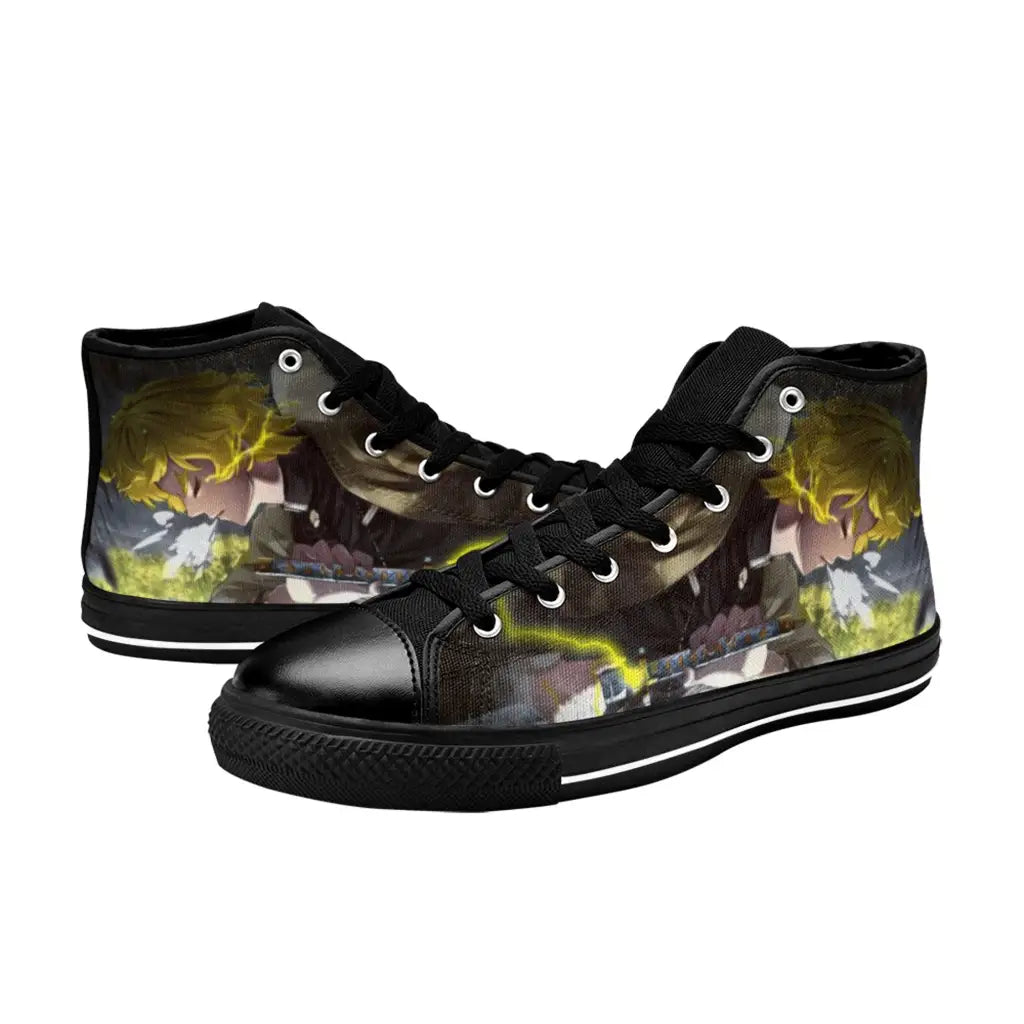 Kimetsu no yaiba Demon Slayer Zenitsu Agatsuma Shoes High Top Sneakers