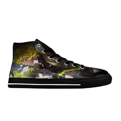 Kimetsu no yaiba Demon Slayer Zenitsu Agatsuma Shoes High Top Sneakers