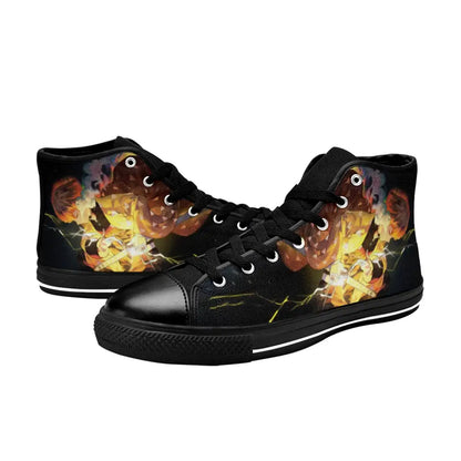 Kimetsu no yaiba Demon Slayer Zenitsu Agatsuma Shoes High Top Sneakers