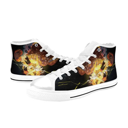 Kimetsu no yaiba Demon Slayer Zenitsu Agatsuma Shoes High Top Sneakers