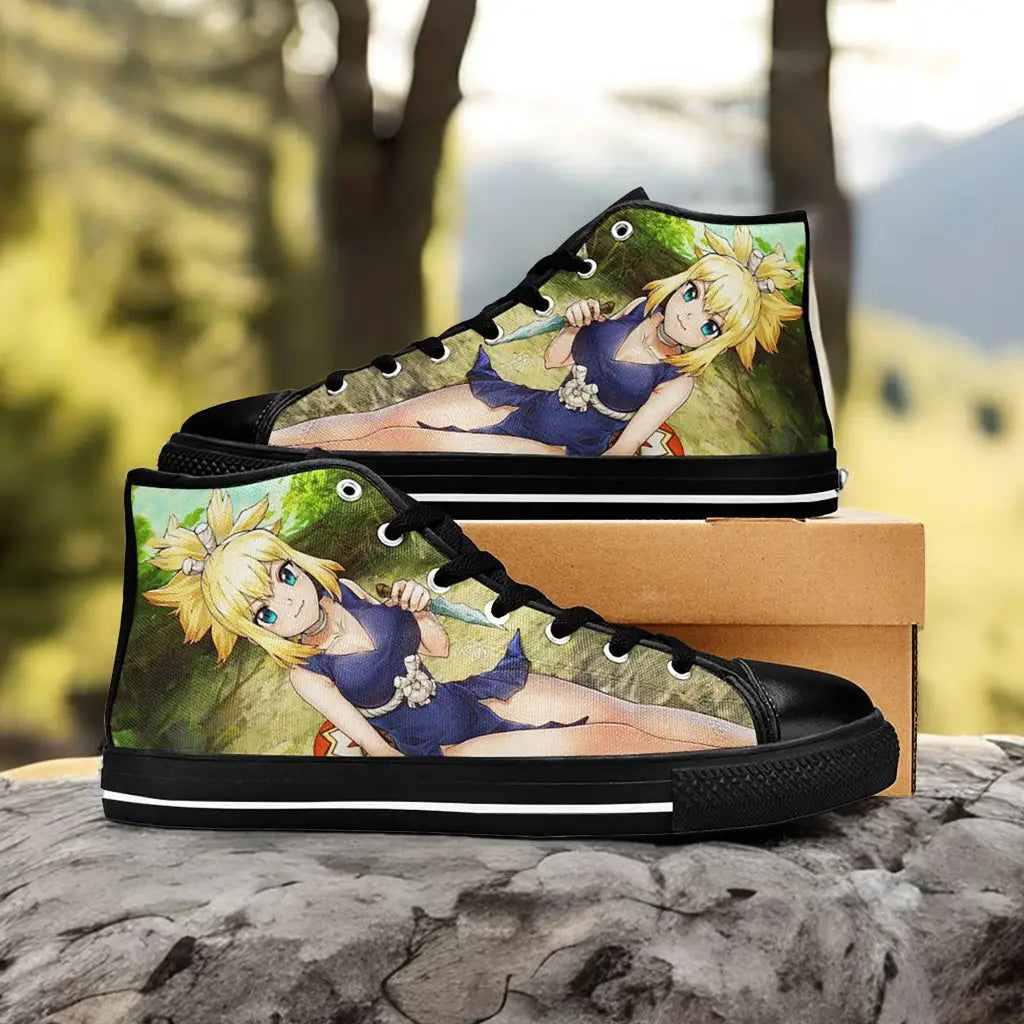 Kohaku Dr Stone Kingdom of Science Custom High Top Sneakers Shoes