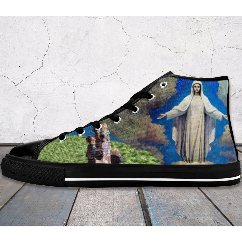 Lady Nossa Senhora Medjugorje Shoes High Top Sneakers