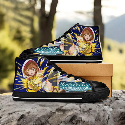 Liliruca Arde DanMachi Custom High Top Sneakers Shoes