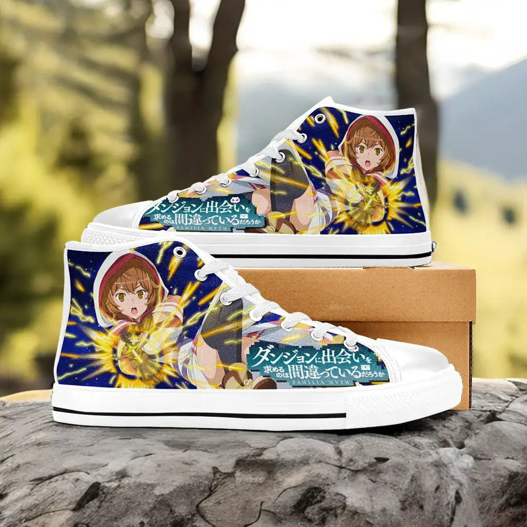 Liliruca Arde DanMachi Custom High Top Sneakers Shoes