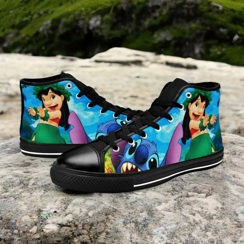 Lilo and Stitch Custom High Top Sneakers Shoes