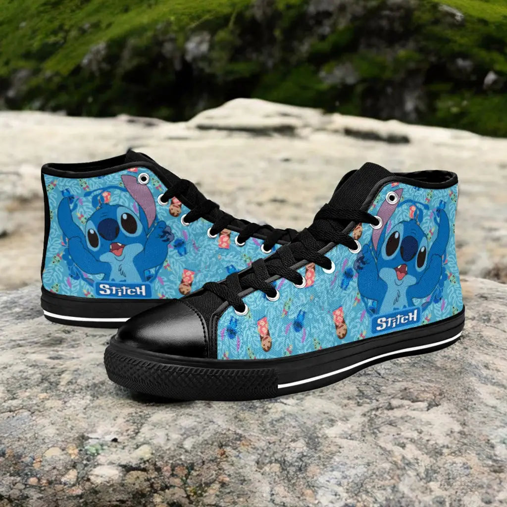 Lilo and Stitch Custom High Top Sneakers Shoes