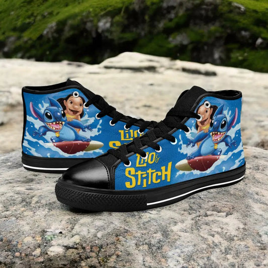 Lilo and Stitch Custom High Top Sneakers Shoes