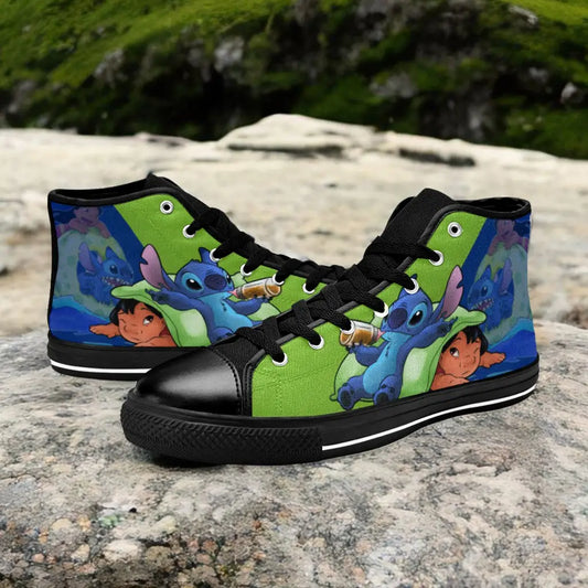 Lilo and Stitch Custom High Top Sneakers Shoes