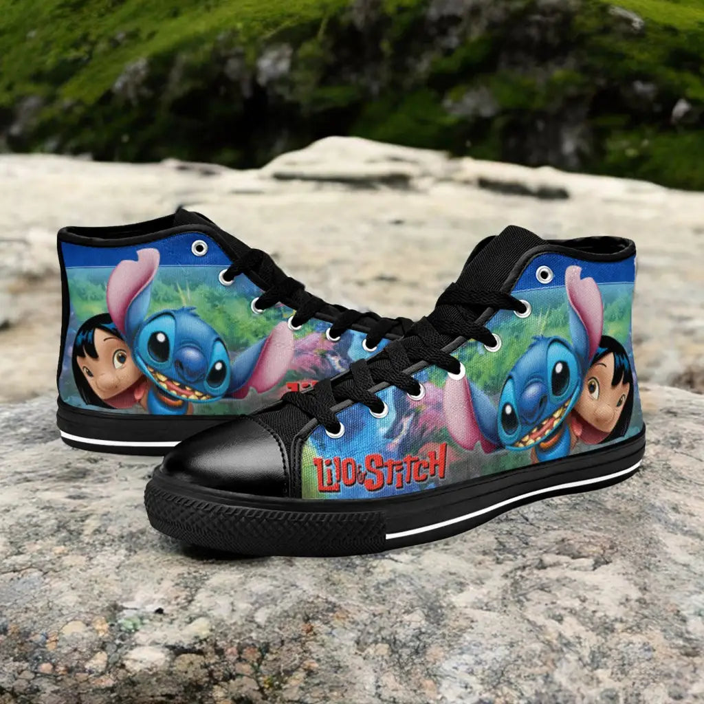 Lilo and Stitch Custom High Top Sneakers Shoes