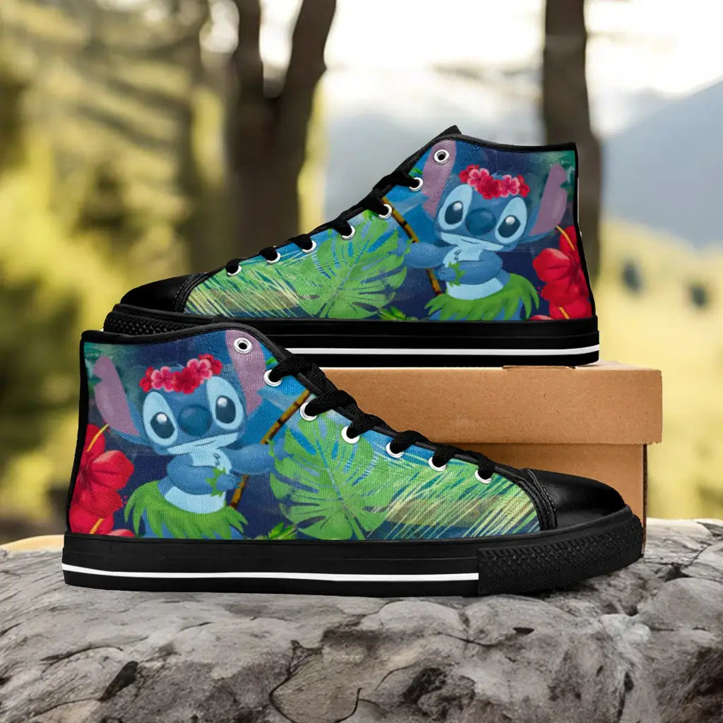 Lilo and Stitch Custom High Top Sneakers Shoes