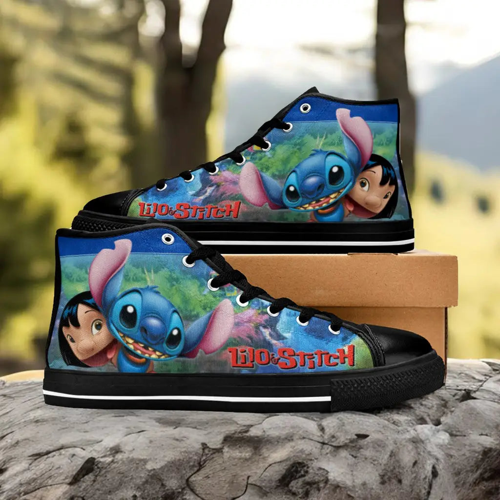 Lilo and Stitch Custom High Top Sneakers Shoes