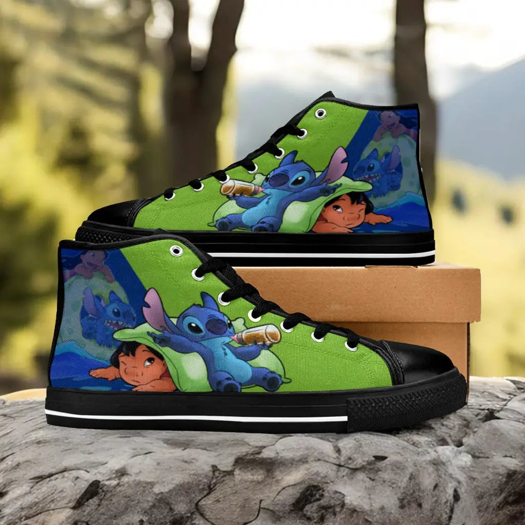 Lilo and Stitch Custom High Top Sneakers Shoes