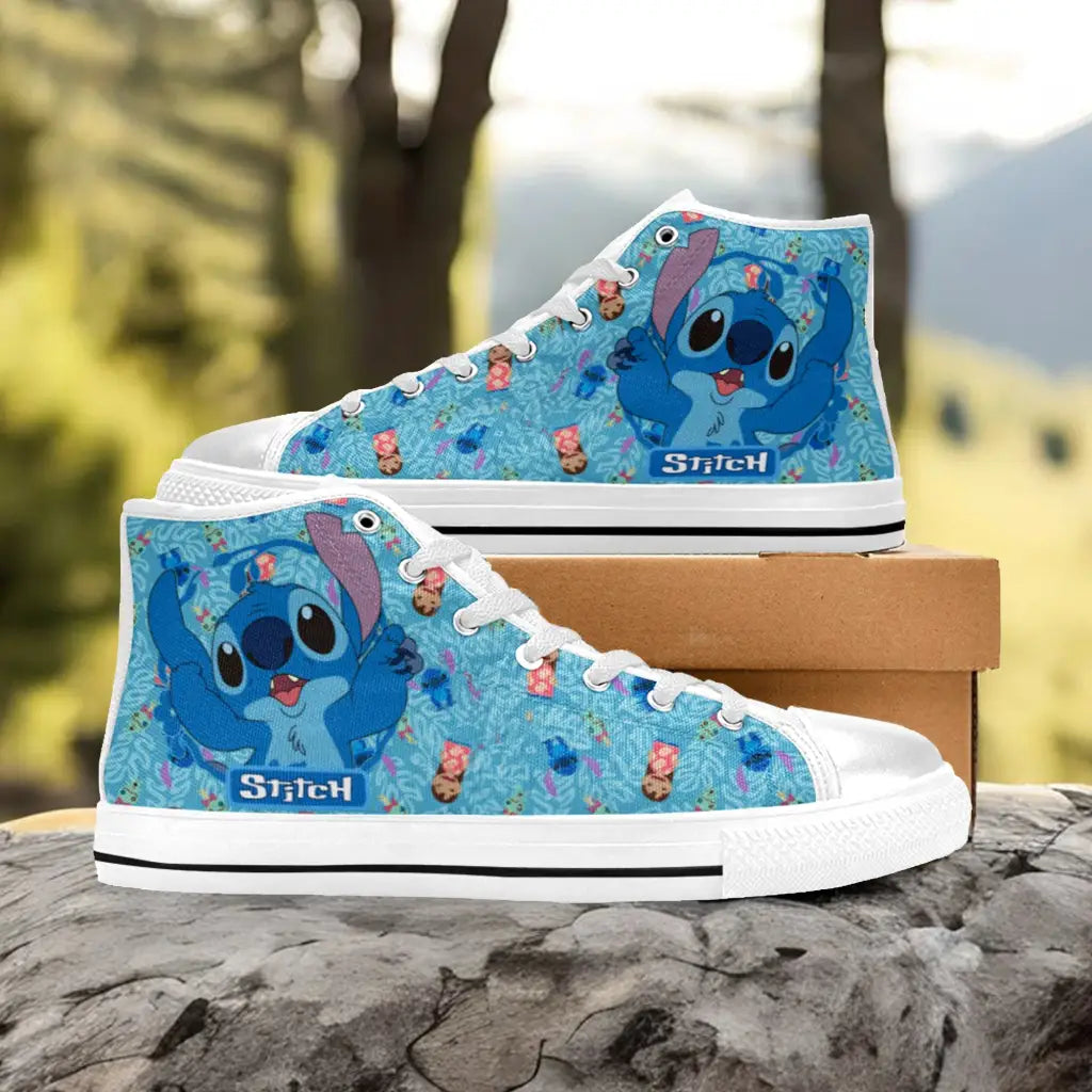 Lilo and Stitch Custom High Top Sneakers Shoes