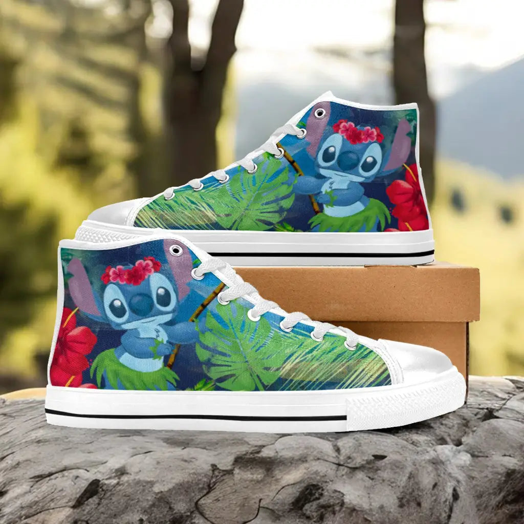 Lilo and Stitch Custom High Top Sneakers Shoes