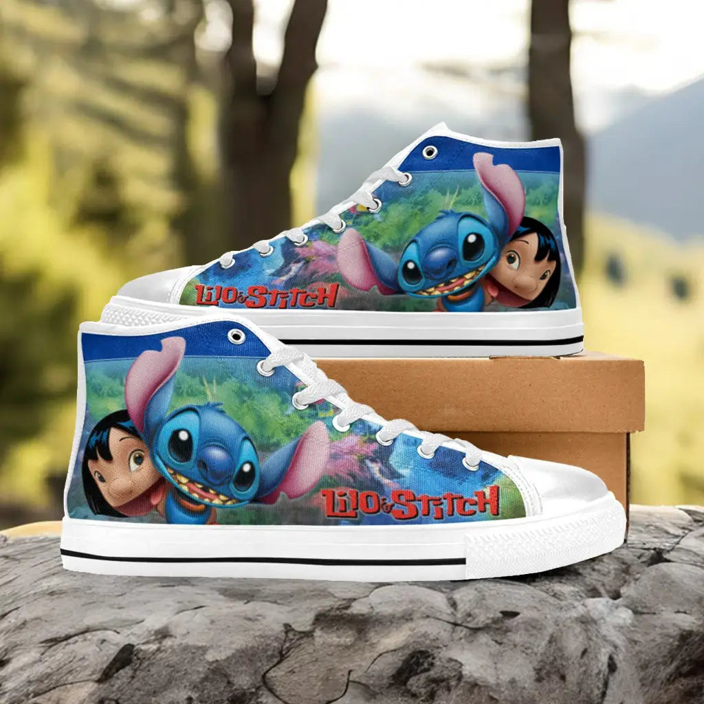 Lilo and Stitch Custom High Top Sneakers Shoes