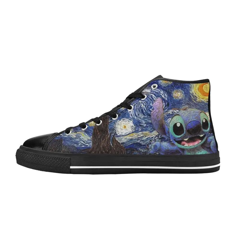 Lilo and Stitch Starry night Shoes High Top Sneakers