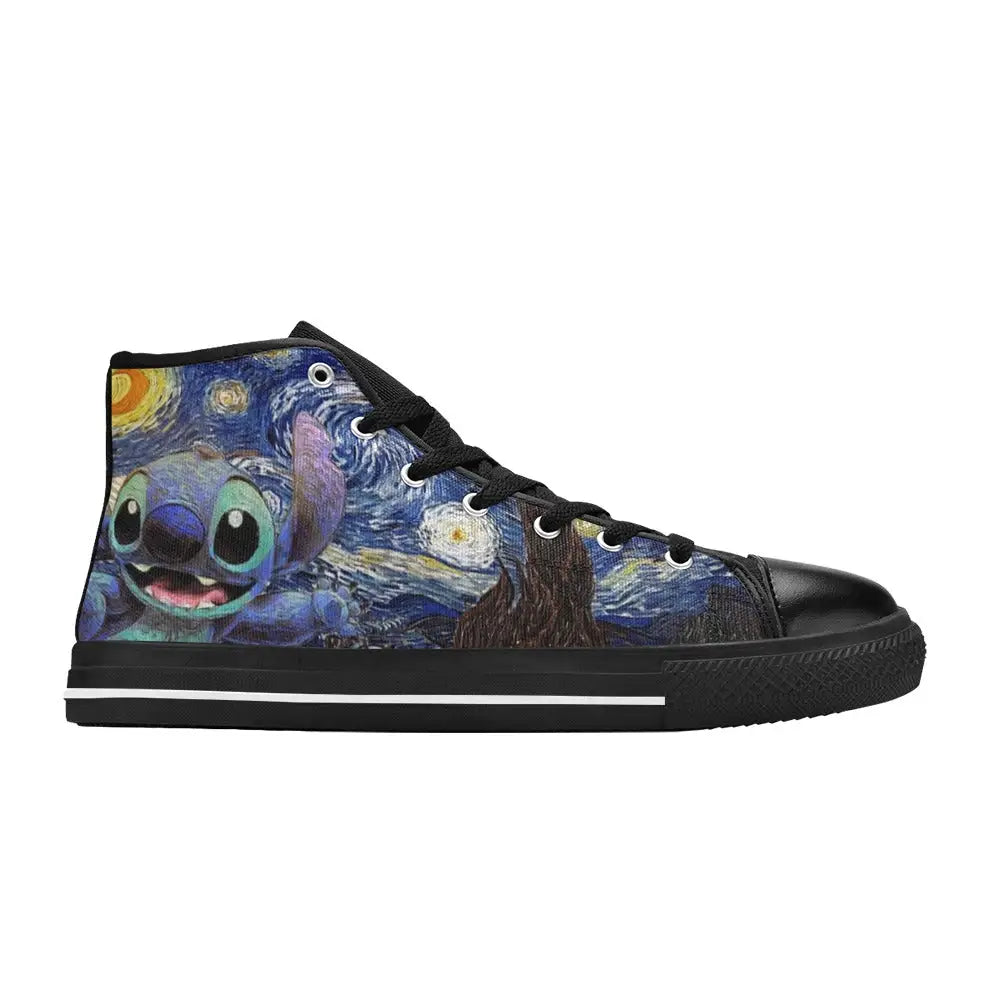 Lilo and Stitch Starry night Shoes High Top Sneakers