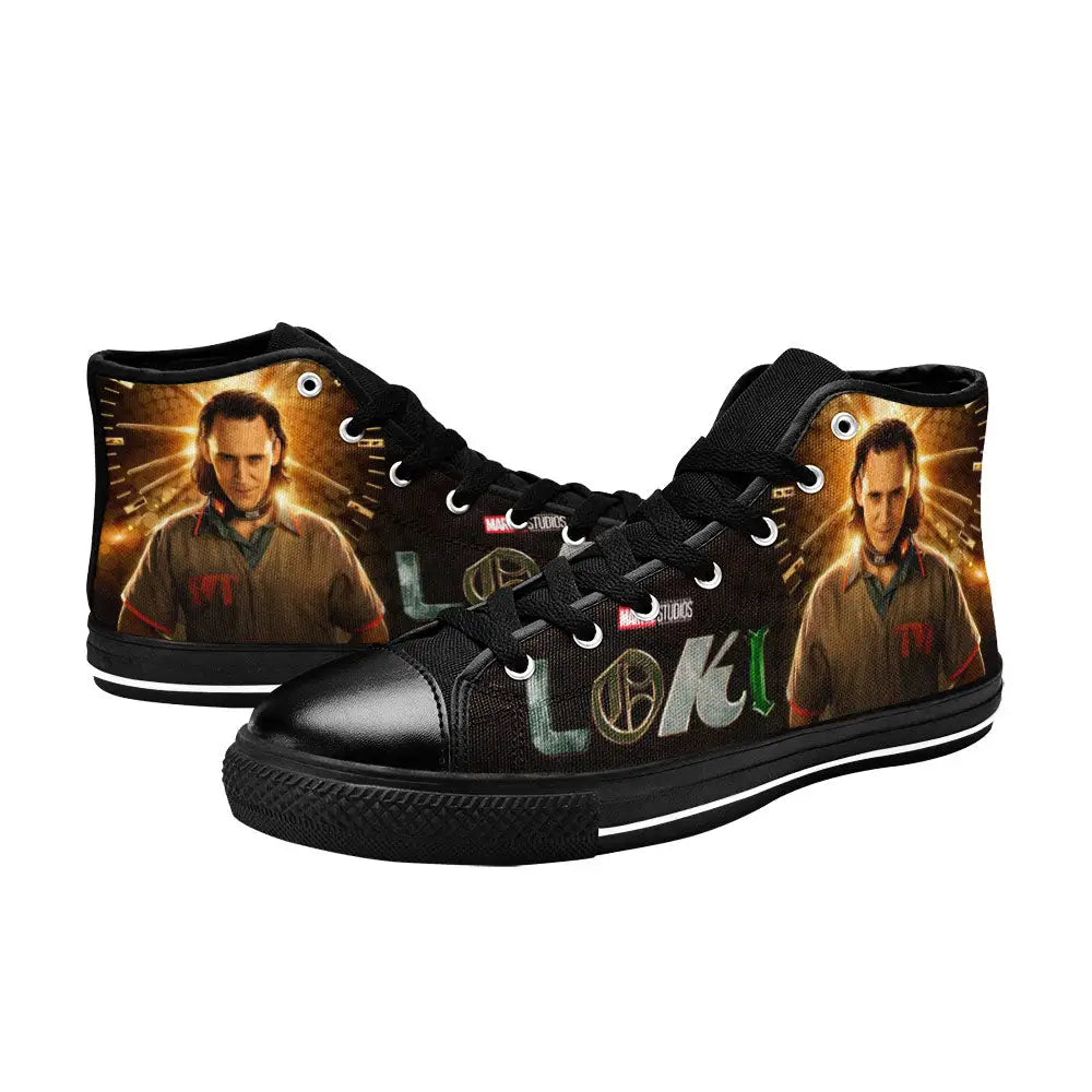 Loki God of Mischief Custom High Top Sneakers Shoes